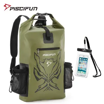 

Piscifun Angry Face 20L 40L 50L Dry Backpack with Waterproof Phone Case Dry Bag Fishing Boating Swimming canoeing Camping Hiking