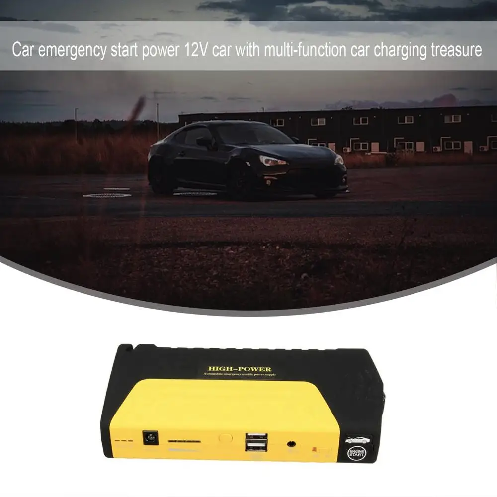 12V микро-аккумулятор для заводки автомобиля Портативный автомобиль скачок стартер Мощность банк светодиодный светильник авто усилитель Зарядное устройство автомобильных экстренных стартов
