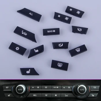

12Pcs Key Caps Repair Kit A/C Heater Button Switch Cover Fit for BMW 5 6 7 F10 F01 F12 F06 F07 GT F13 61319313923