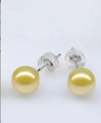 

jewerly gorgeous 10-11mm south sea round gold pearl earring