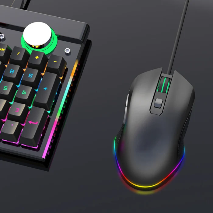 Проводная светящаяся игровая мышь USB оптическая компьютерная мышь 7 программируемая кнопка X-Best