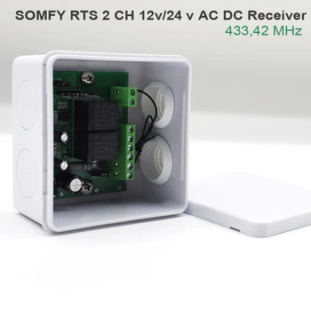 

10pcs Somfy RTS Receiver 2-ch 433.42mhz Somfy RTS Keytis NS Remote Control receiver
