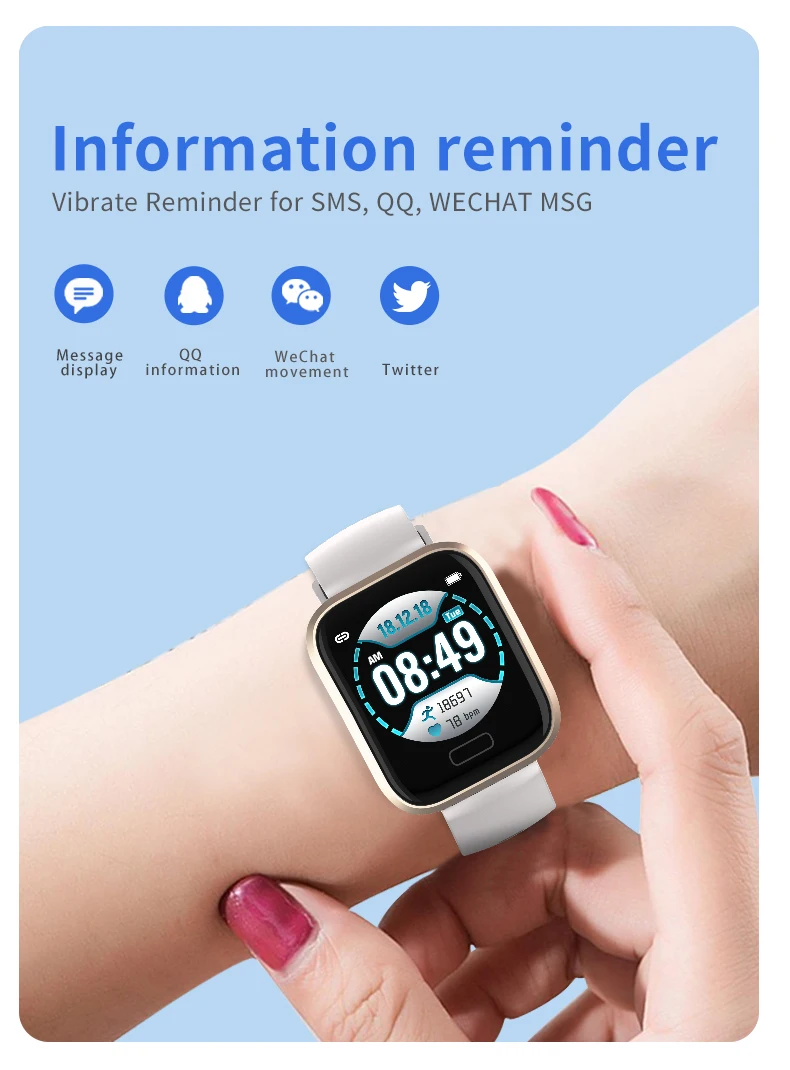 YH3 Смарт-часы Bluetooth Смарт-браслет пульсометр фитнес-монитор кровяное давление IP67 водонепроницаемый браслет для Andriod, IOS