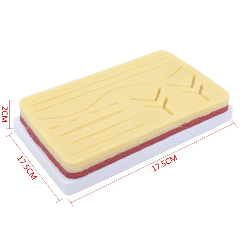 Медицинская нить Обучающий набор модель человеческой травматической кожи для