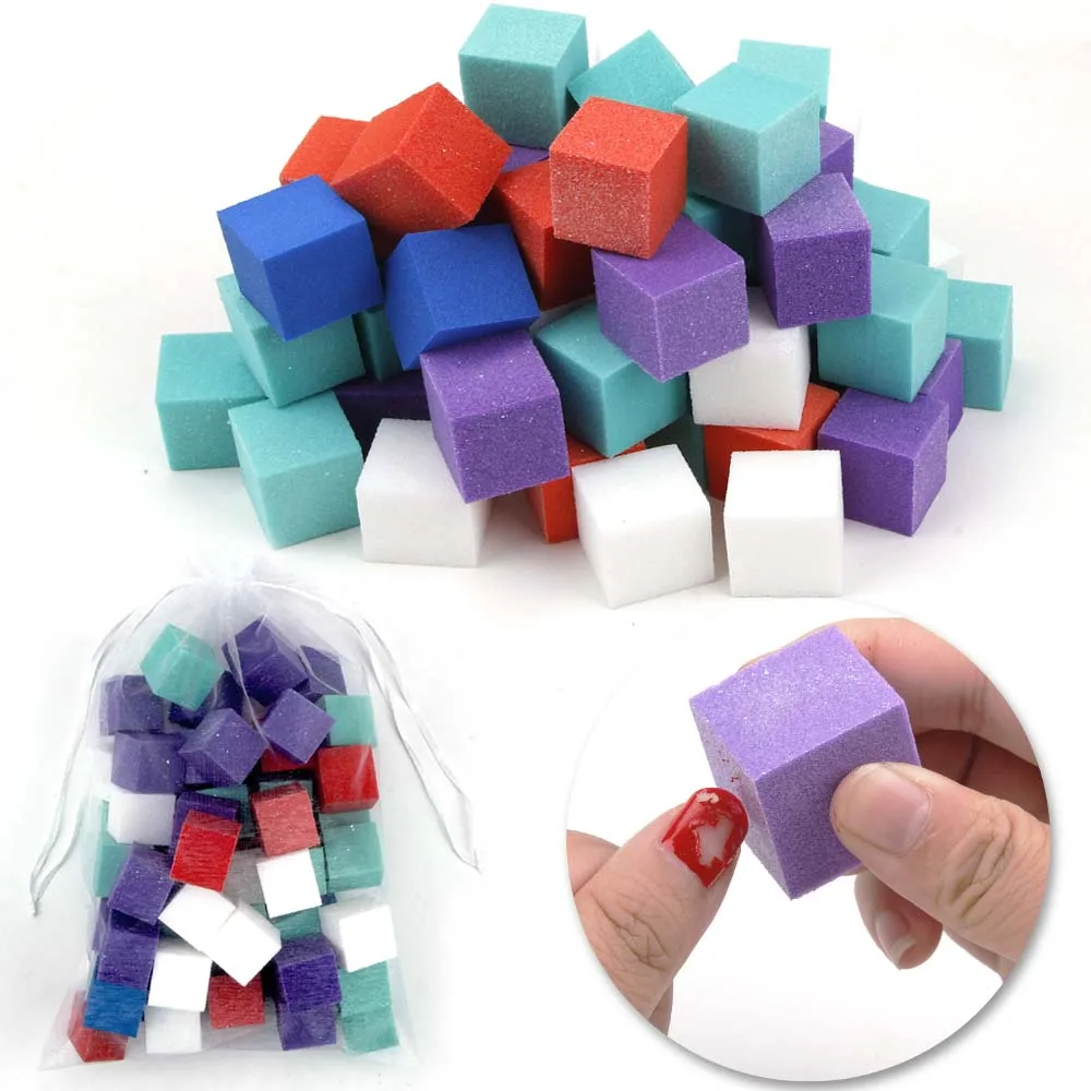 

Double-sided Mini Irregular Nail File Buffer Colorful Sanding Sponge Grinding Polishing Nail Art Polishing Manicure Salon Tool