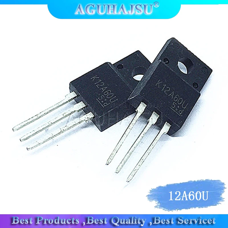 10pcs 12a60u K12a60 K12a60u Fet / Mos To220f 12a/600v Integrated