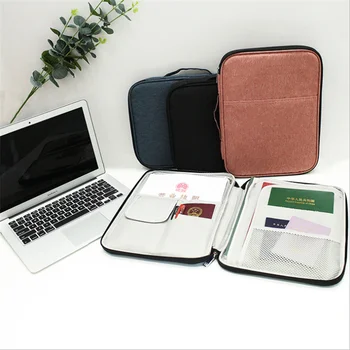 

Document Storage Bag Multi-function Portable Travel Multi-Layer Large Capacity A4 Folder File Sorting Bag