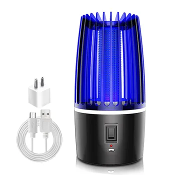 

Behogar Mosquito Lamp Light Rechargeable USB Electric Insect Repellent Killer Zapper Kitchen Bedroom Living Room EU Plug