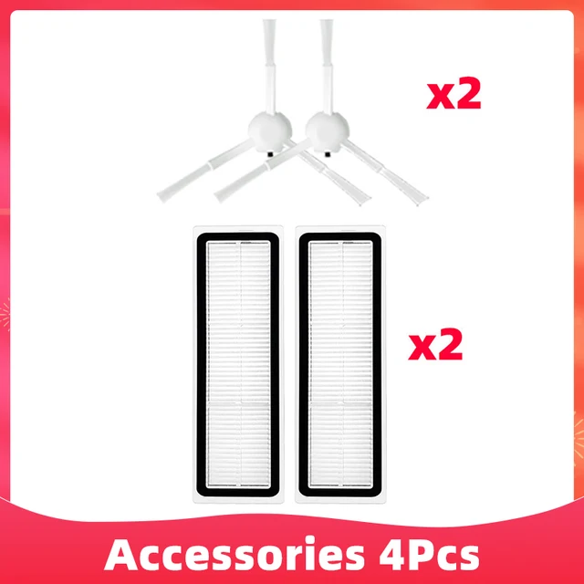 Main Side Brush Mop Cloths Hepa Filter For Xiaomi Dreame D9 Dreame Bot L10 Pro Trouver Robot LDS Vacuum-Mop Finder Spare Parts Set 10