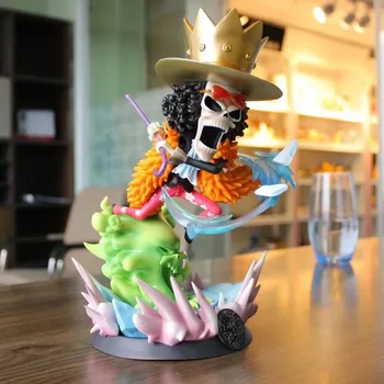 

Anime One Piece Brook Battle Ver.GK PVC Action Figure Statue Collectible Model Kids Toys Doll Gift 26cm