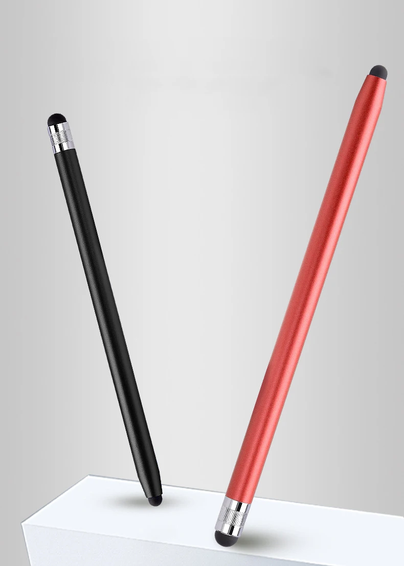 14cm Universal Pencil Double Dual Silicon Head Touch Capacitive Screen Stylus Caneta Capacitiva Pen For Ipad Tablet Smartphone 14cm Universal Pencil Double Dual Silicon Head Touch Capacitive Screen Stylus Caneta Capacitiva Pen For Ipad Tablet Smartphone