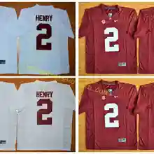 Stitiched, Alabama Crimson Tide, Derrick Henry для мужской Джерси