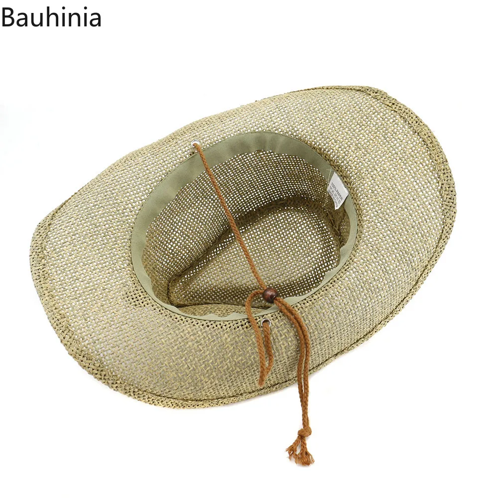 Bauhinia летняя ковбойская уличная пляжная шляпа от солнца для путешествий