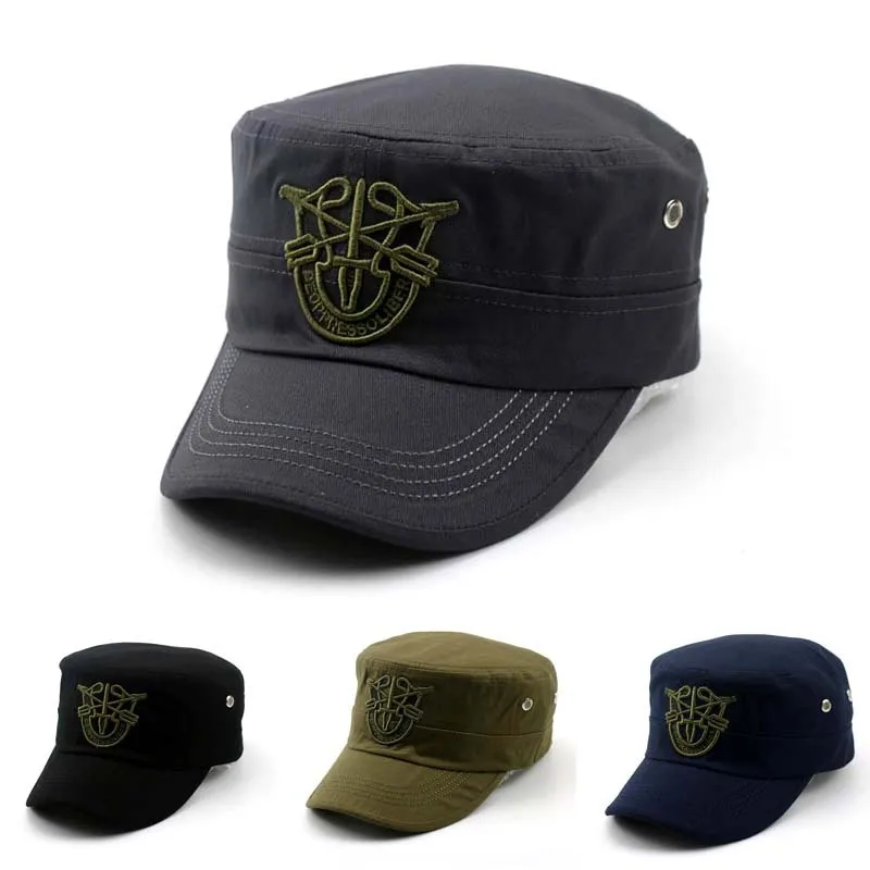 

Brand Fashion Men Tactical Army Camouflage Flat Cap Hats For Women Men Summer Camo Army Baseball Caps Adjustable 4.7