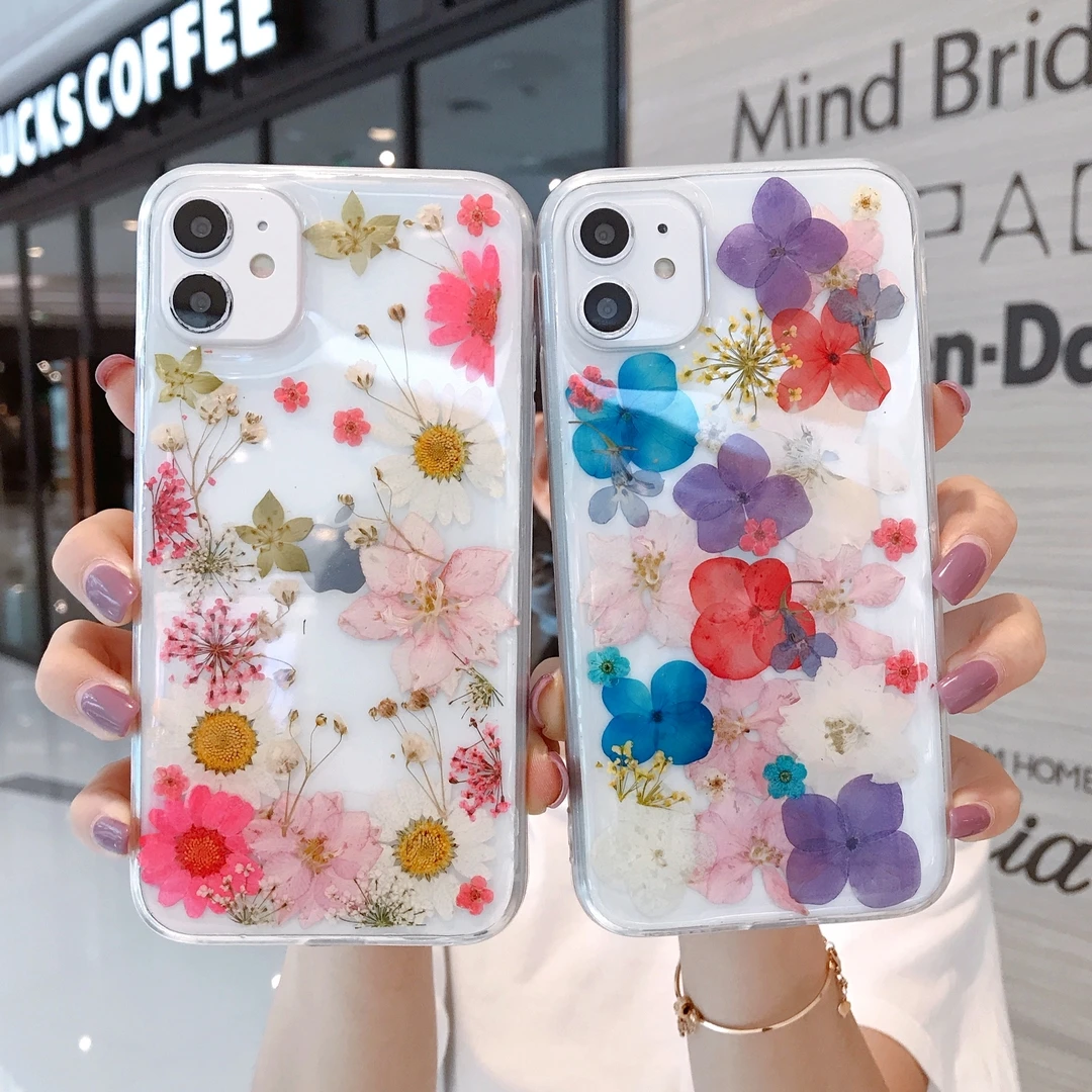 Entity Pink 3D Flower Custodia Morbida Trasparente Per Iphone 14Pro 14Promax 11Promax 11 12 12Promax 13 13Promax 15Pro Xs Xr Soft Shell