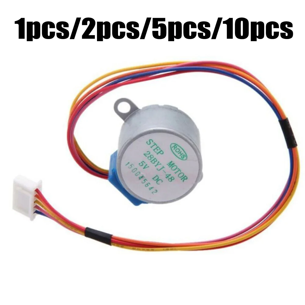 

1/2/5/10pc 28BYJ-48 Valve Gear Stepper Motor DC 5V 12V 4 Phase Step Motor Module for air-conditioning shutters heating fans