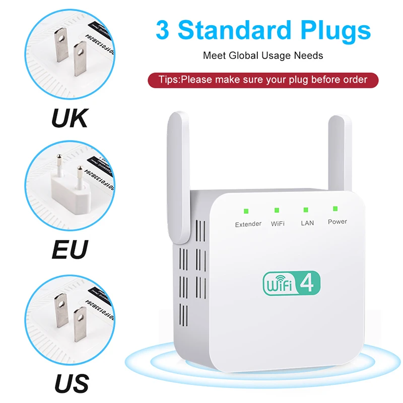 300Mbps Wireless WiFi Repeater Wifi Extender Amplifier Long Range Wifi Signal Booster Ultraboost Wifi Repiter Access 4