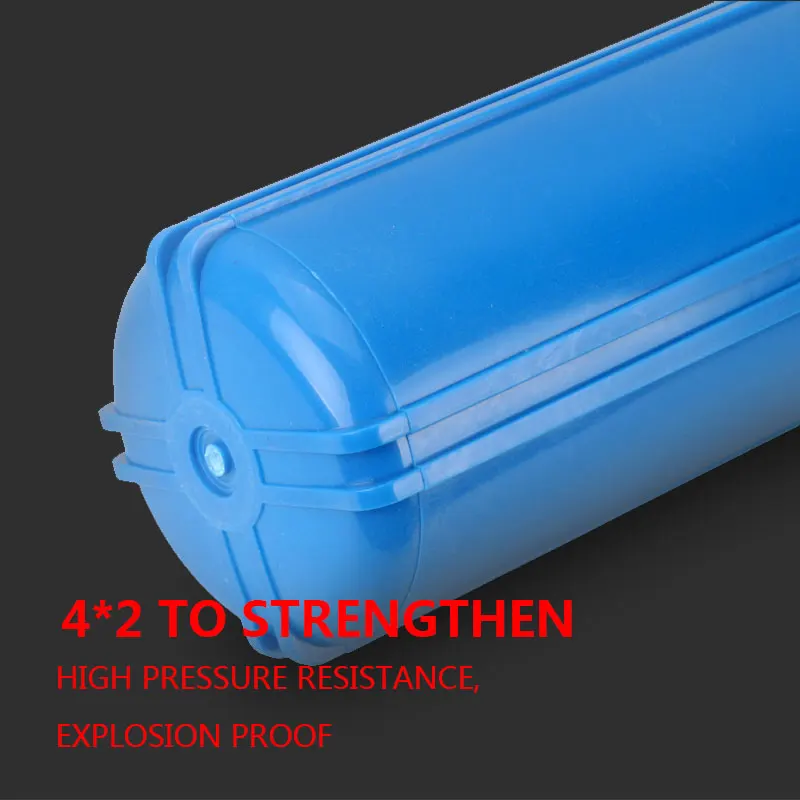 Azul Garrafa de Plástico Interface 1 ''Rosca