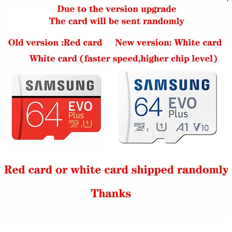 SAMSUNG Micro SD card 64GB 128GB Memory Card EVO Plus 256GB Class10 TF Card C10 microsd UHS-I U3 Free Shipping cartao de memoria memory card for phone