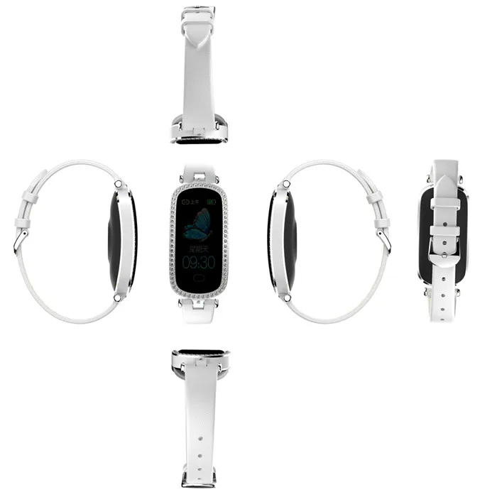 Умные часы для женщин и девушек, сообщения, SMS, уведомления, HeartRate, кровяное давление, монитор для смартфонов, Apple, iPhone, Android, samsung