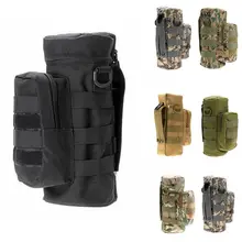 Прочный чехол для бутылки воды Molle 600D тактический армейский чехол для чайника походный охотничий дамп капля сумка для воды кобура страйкбол аксессуар