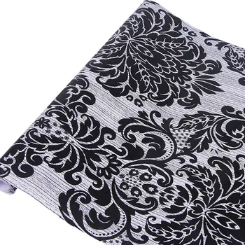 

GLOW4U Self Adhesive Vinyl Damask Contact Paper Wallpaper for Walls Cabinets Dresser Table Furniture Sticker