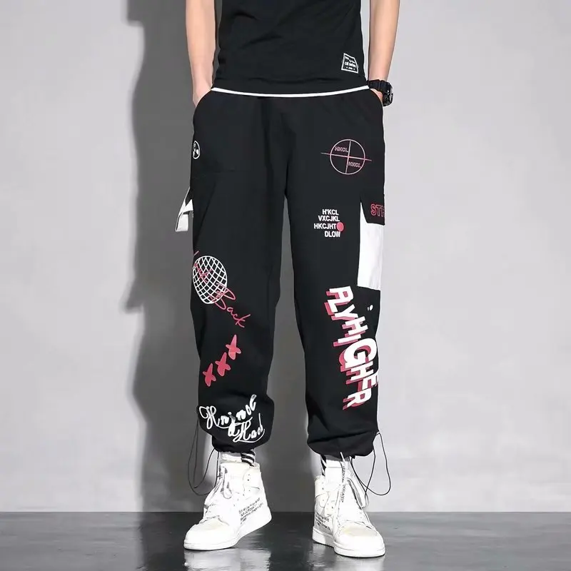 

High quality Men's Cargo Pants Streetwear Joggers Men Trousers Harem Pants Casual Hip Hop Men Clothing Elastic Waist Men Pant