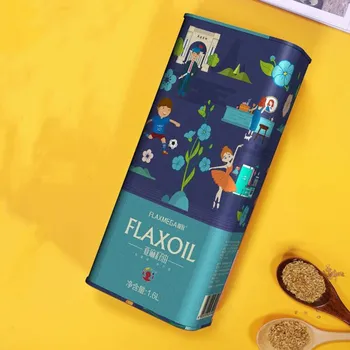 

Flaxseed oil, cold pressed c ooking oil, 1.6L flax oil, edible for pregnant women and older and children, natural health