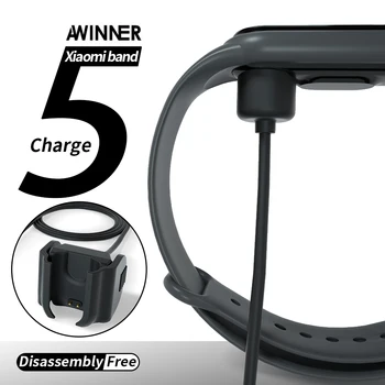 

USB Charger for Xiaomi Mi Band 4 5 Miband 5 4 Charging Dock Fast Charger Cable for Mi Band 4 5 Charger Adapter Station Portable