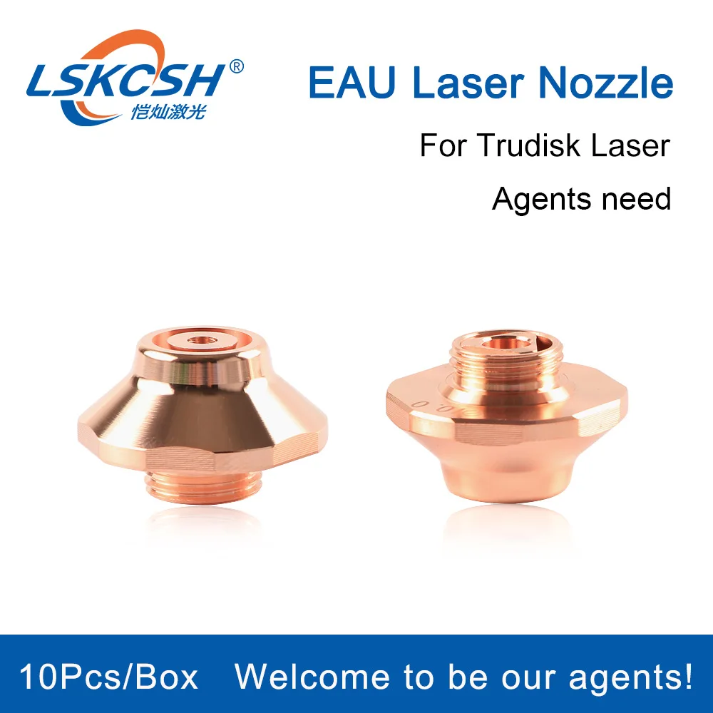 LSKCSH 10 шт./лот Trumpf EAU волокно Лазерная насадка Dia.25mm M12 для Trumpf TruMatic TruLaser режущий центр системы агент