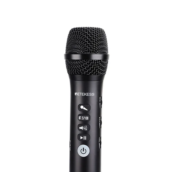 RETEKESS TR617 15 Вт беспроводной микрофон динамик аудио Микрофон Встроенный Bluetooth FM Выход частотное соединение караоке