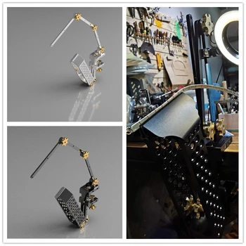 

Aluminum alloy Hand Stitching Leather Craft Lacing Sewing Pony Horse Clamp for Leathercraft Sewing DIY Table Desktop Tool