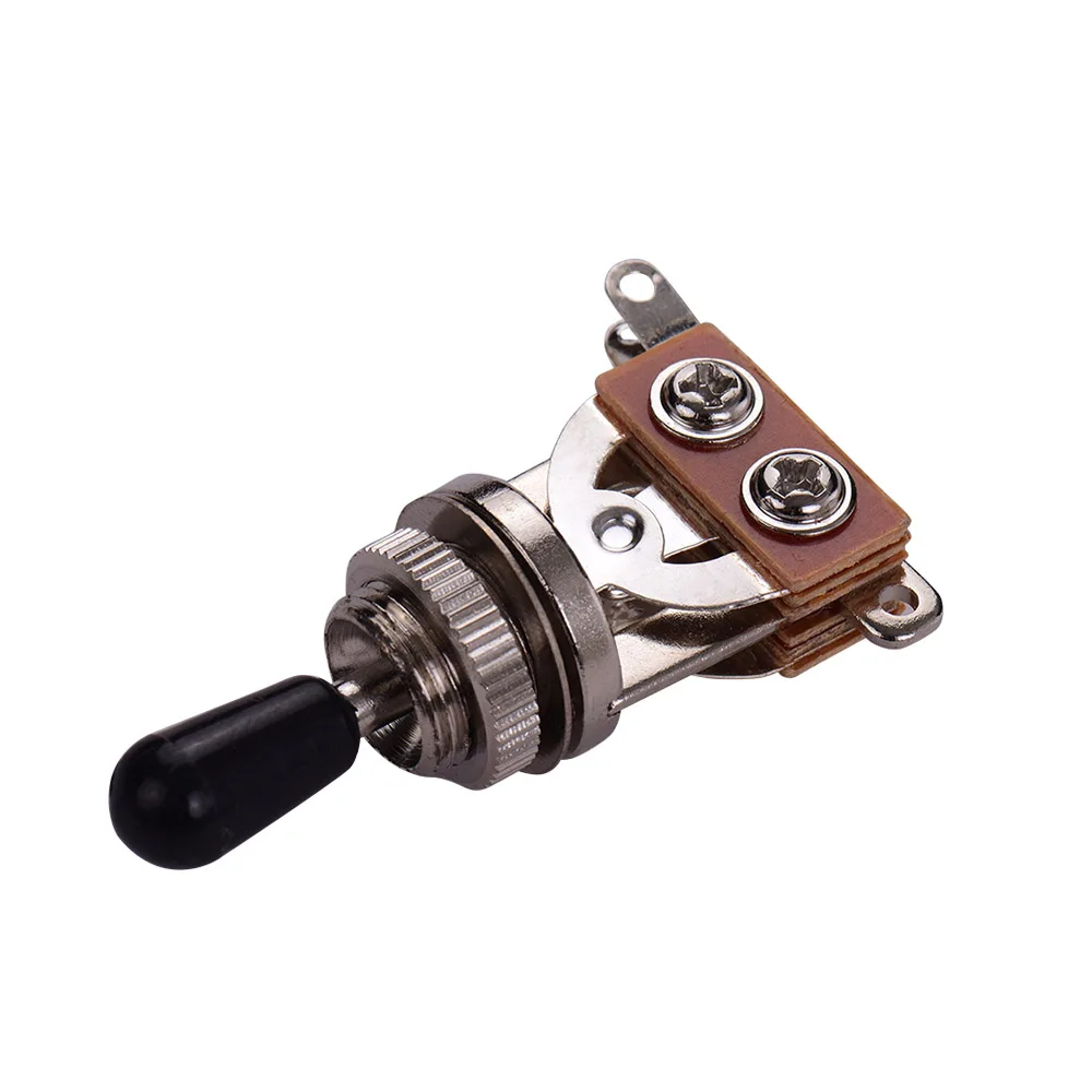 Lp A 3 Vie Per Sg Elecric Guitar Switch Selettore Pick-Up A 3 Posizioni Toggle Black Top