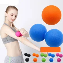 TPE фасции мяч Лакросс мышцы Расслабление упражнения Спорт Фитнес Йога арахисовый массаж мяч триггер точка снятие стресса боли