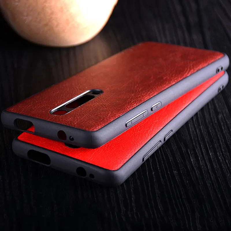 Чехол для Xiaomi Mi 9t redmi k20 pro mi9t роскошный винтажный кожаный чехол с текстурой личи из