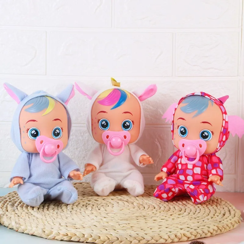 Милые 3D силиконовые куклы Единорог Inteiro Реалистичная кукла Reborn Cry A Baby Высокое
