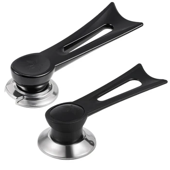 

uxcell Uxcell High Quality 1-2Pcs Pot Lid Handle Knob Cap Stand 63-67mm Base Dia 110-125mm Bakelite Handgrip