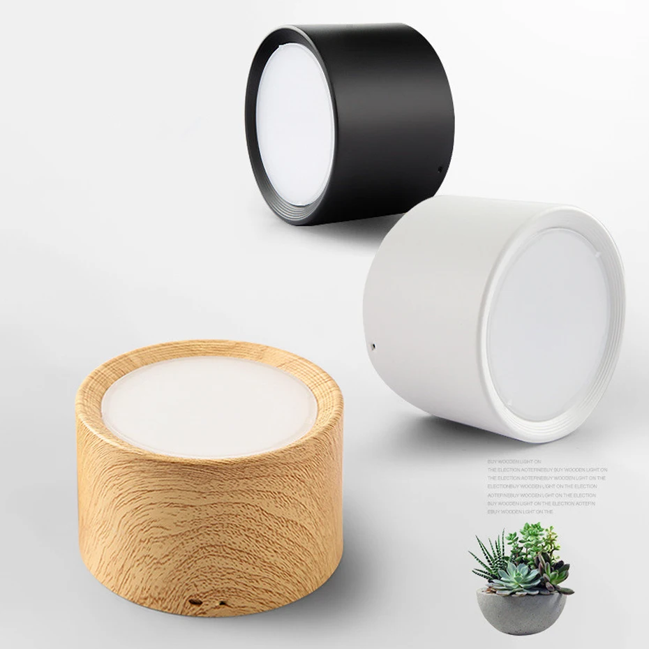 Lâmpada do Teto Luzes de Teto de Madeira Conduziu a Luz da Lâmpada para Cozinha Moderna Superfície Montado Sala Estar Luminárias 5 w 12 4 Moderna lâmpada do teto 5 w 12