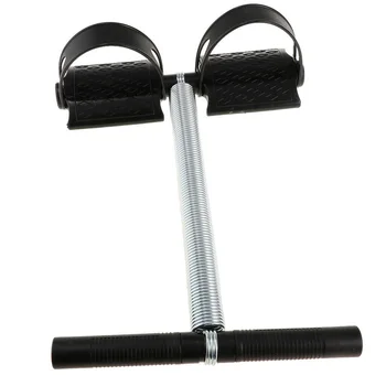 

Sit Up Pull Rope Spring Tension Foot Pedal Abdomen Leg Exerciser Tummy Trimmer