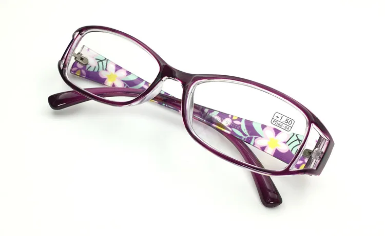 Zerosun очки для чтения Для женщин цветок элегантный женский диоптрий очки для зрения вблизи работы компьютера чтения+ 100 150 200 250 300 350