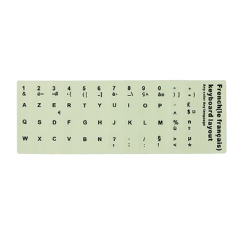 

Fluorescent Keyboard Stickers Luminous Waterproof Keyboard Protective Film LX9A