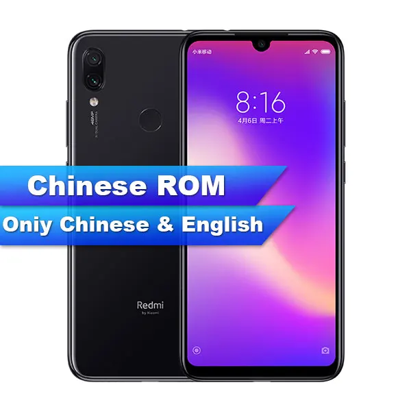 Black Chinese ROM Глобальный Встроенная память Xiaomi Redmi Note 7 Pro 6 ГБ 128 Гб Смартфон Snapdragon 675 Octa Core 4000 мАч 6,3 в форме капли с Экран 48+ 13 Мп - Цвет: Black Chinese ROM