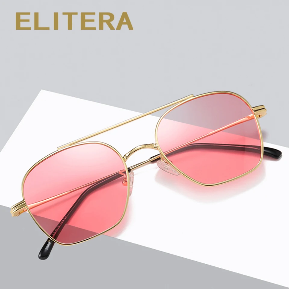 ELITERA, женские модные овальные поляризованные солнцезащитные очки, женские трендовые солнцезащитные очки, оправа из сплава, защита от уф400 лучей