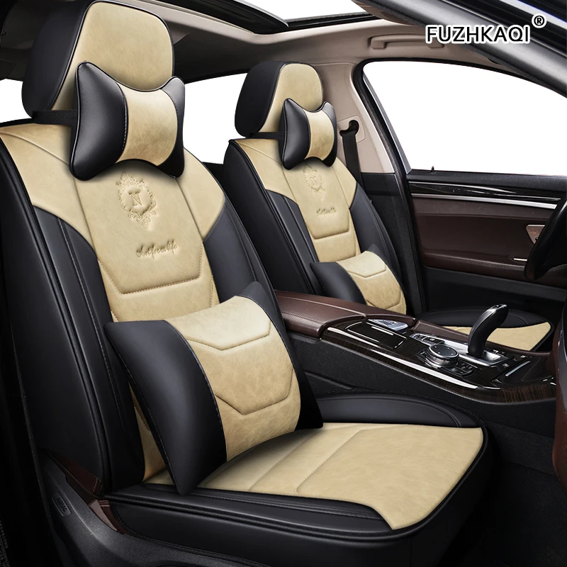 FUZHKAQI leather car seat covers For kia rio morning stinger niro cerato mohave sorento stonic soul sportage accessories seats | Автомобили