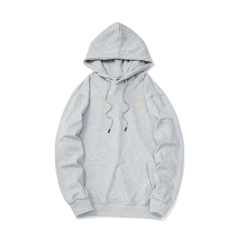 Бронзовая стрела 19FW Off-White OW мужские/женские модели влюбленных осень зима хлопок мода уличная куртка с капюшоном Толстовка