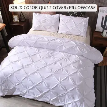 

Polyester Fiber Bedding Sets Gift Bed Sheet Luxury Duvet Cover Pillow Case 7size New Home Hotel Quilt Cover Red