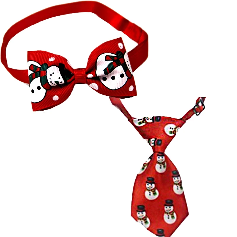 Ошейник для питомца кошки галстук-бабочка для собаки Регулируемый Рождественский шейный ремень аксессуары для ухода за кошками товары для питомцев галстук для щенка
