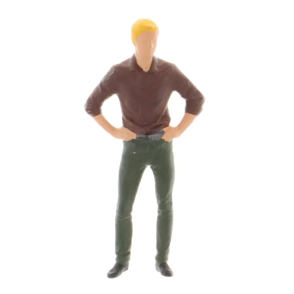 Classical 1:64 Scale Male Figures Diorama Scene Scenario Model Kit Character