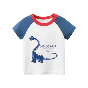 

2020 New Style Toddler Kids Boys Summer T-shirt Boys And Girls Short Sleeve T-shirt Children Cute Tops Tee 2-8 Year For Kids Boy