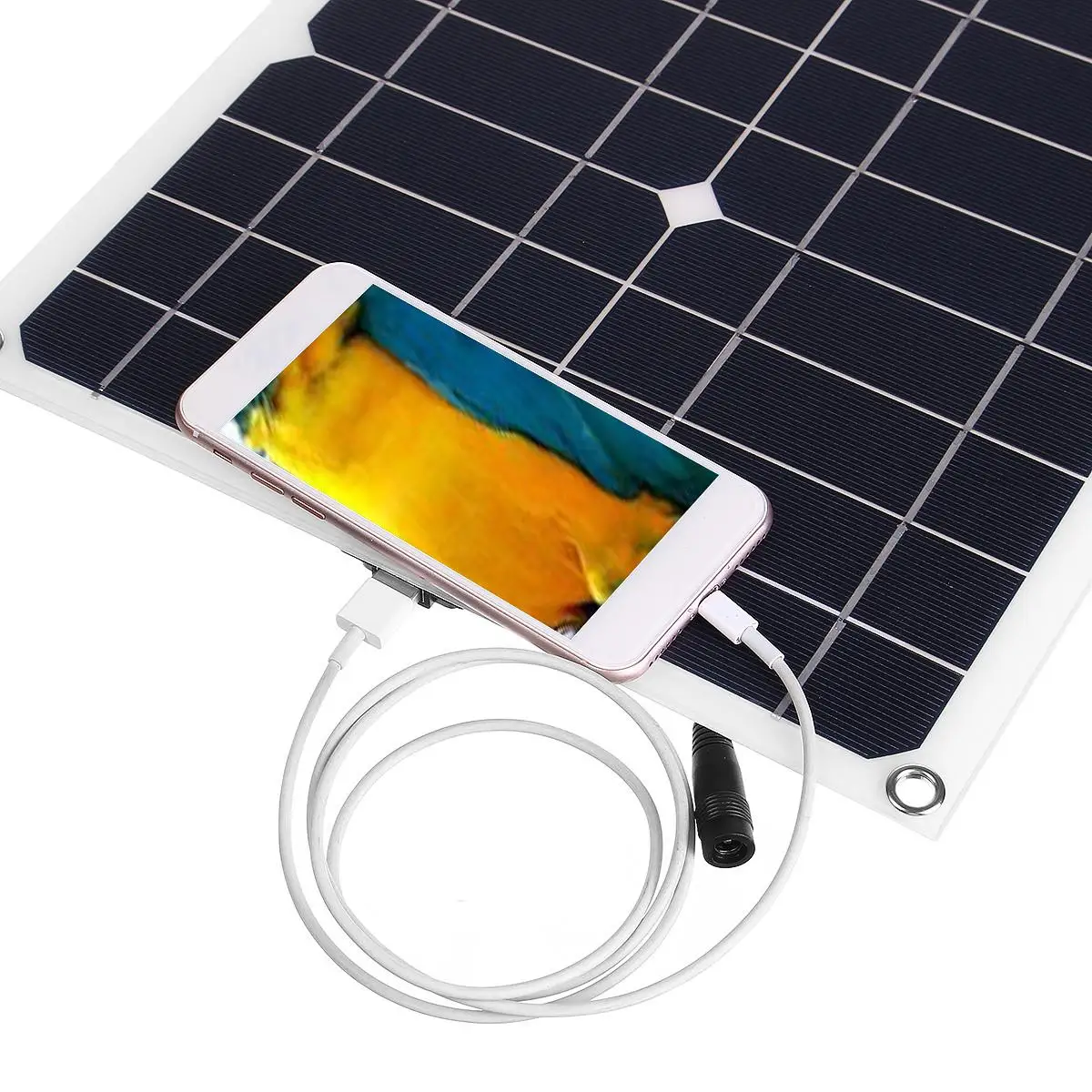 Новинка 100 Вт 18 в моно солнечная панель USB 12 В/5 В DC монокристаллическое гибкое солнечное зарядное устройство для автомобиля RV лодка зарядное устройство водонепроницаемый